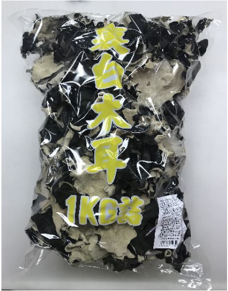 きのこ　中国産うらじろ木耳　１ＫＧ