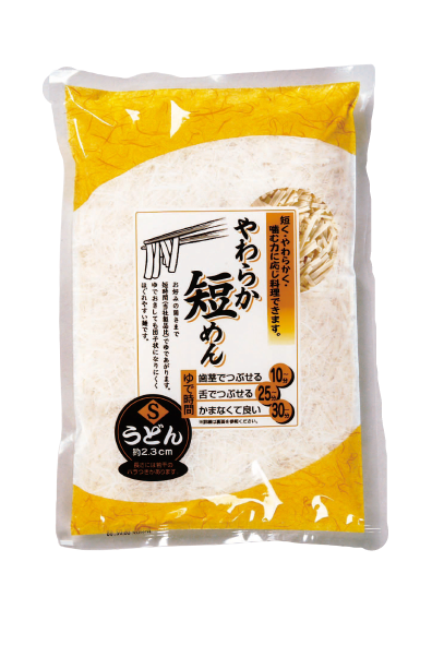 やわらか短めん　うどんＳ　500g