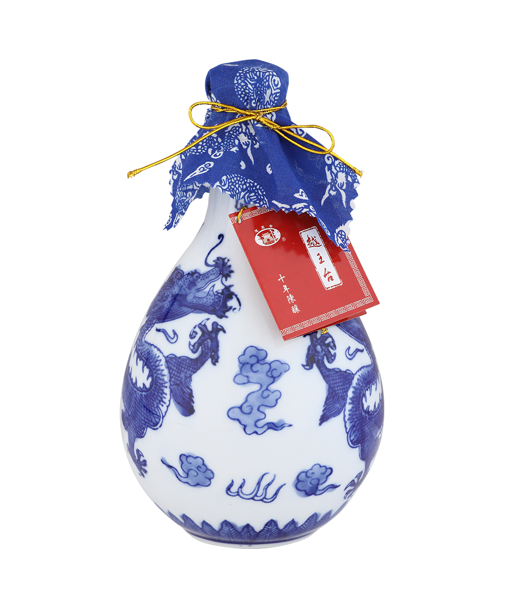 【10年熟成】越王台 陳年花彫酒 白磁ボトル 500ml
