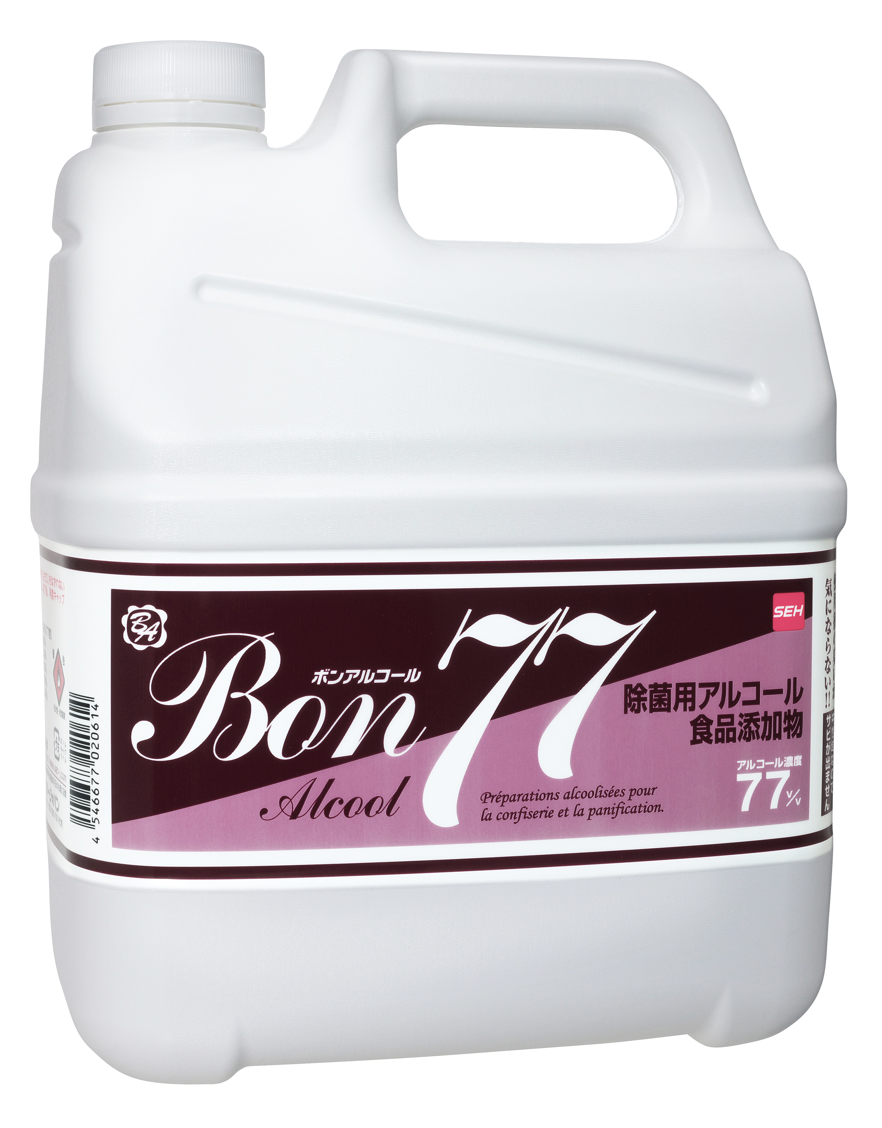 ＢＯＮ（ボン）アルコール77　4Ｌ