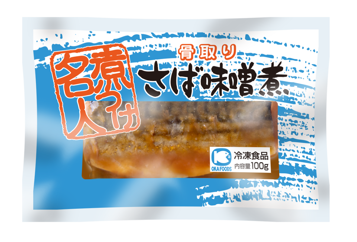 オカフーズ　サバ味噌煮　　　　　　　　　　　１００Ｇ