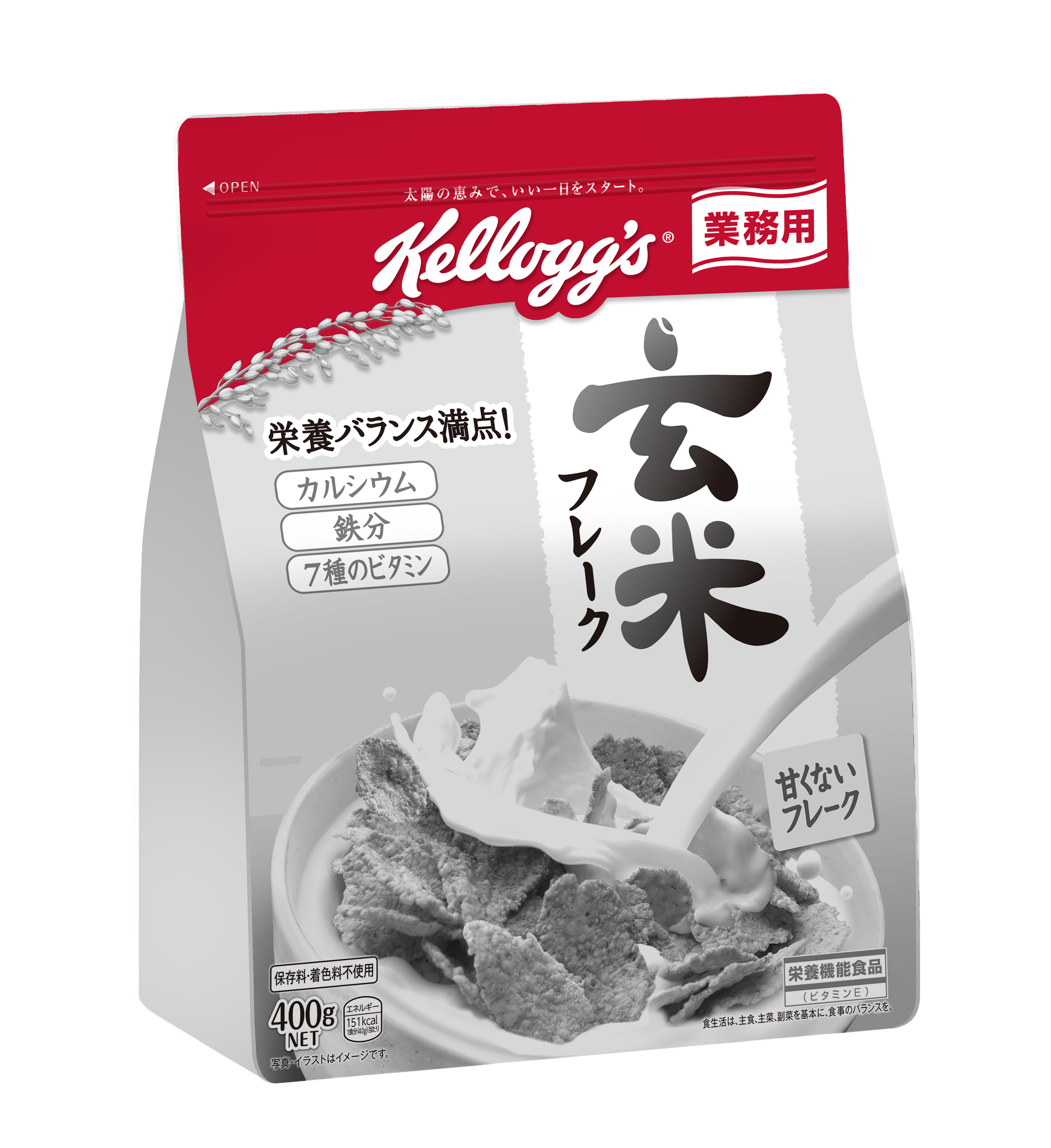 業務用　玄米フレーク　400g