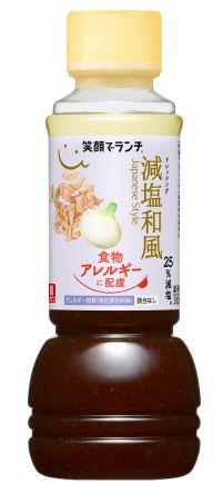 笑顔でランチドレッシング　減塩和風　300ml