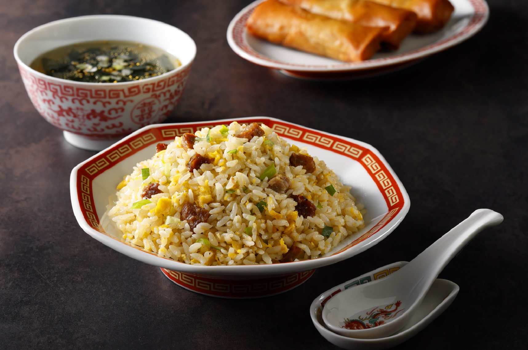 お店で炒めるベースチャーハン