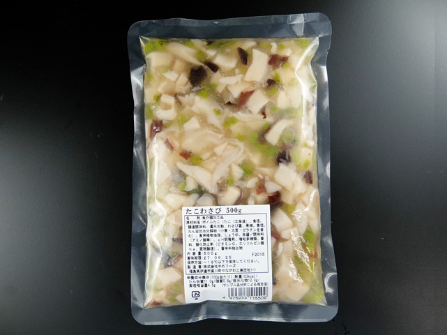 たこわさび　５００ｇ　段ボール
