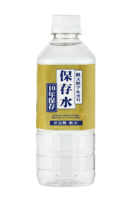 純天然アルカリ10年保存水500ｍｌ