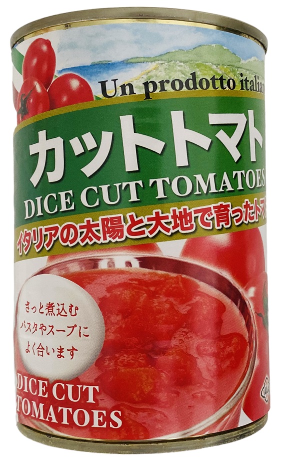 朝日　カットトマト　4号缶