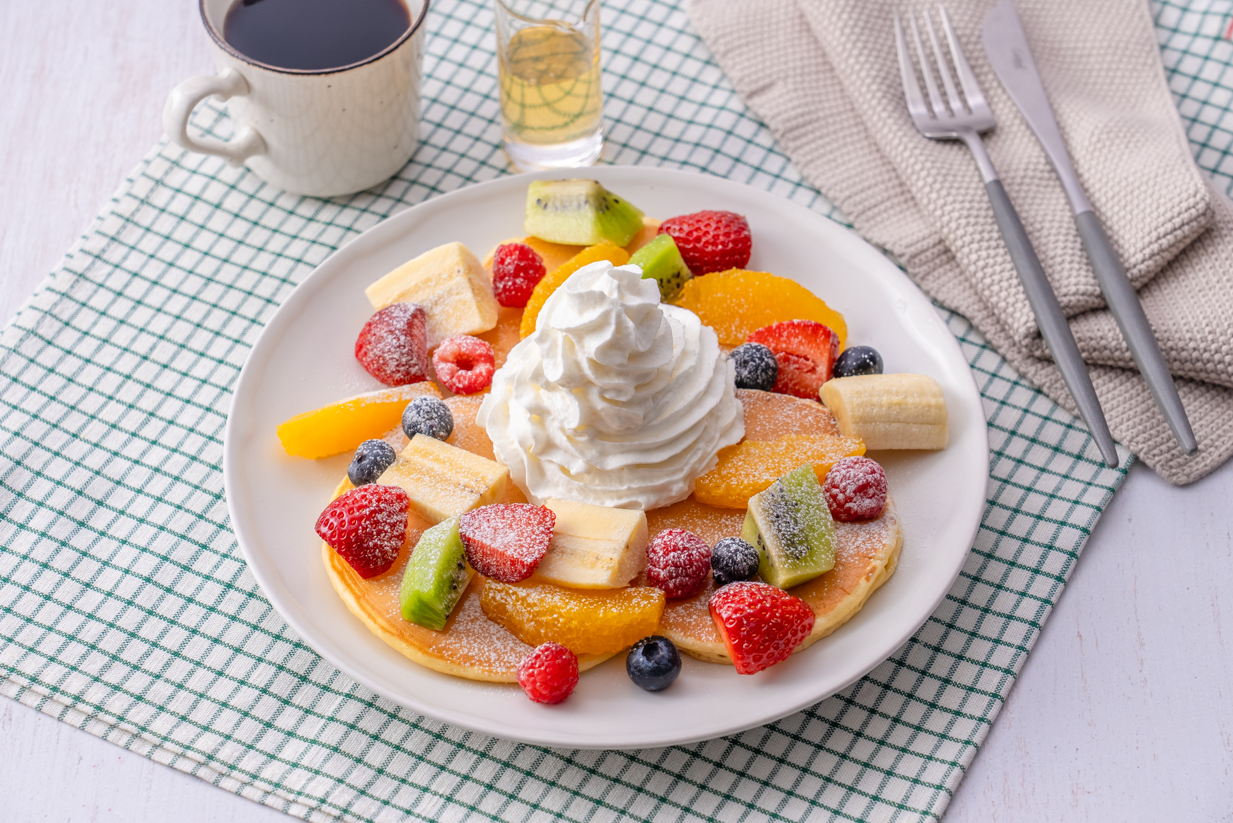 フルーツミックスパンケーキ