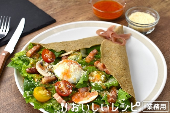 ブーケガレットサラダ　ピリ辛トマトドレッシング